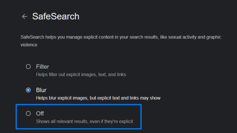 How To Turn Off Safesearch: Quick Guide